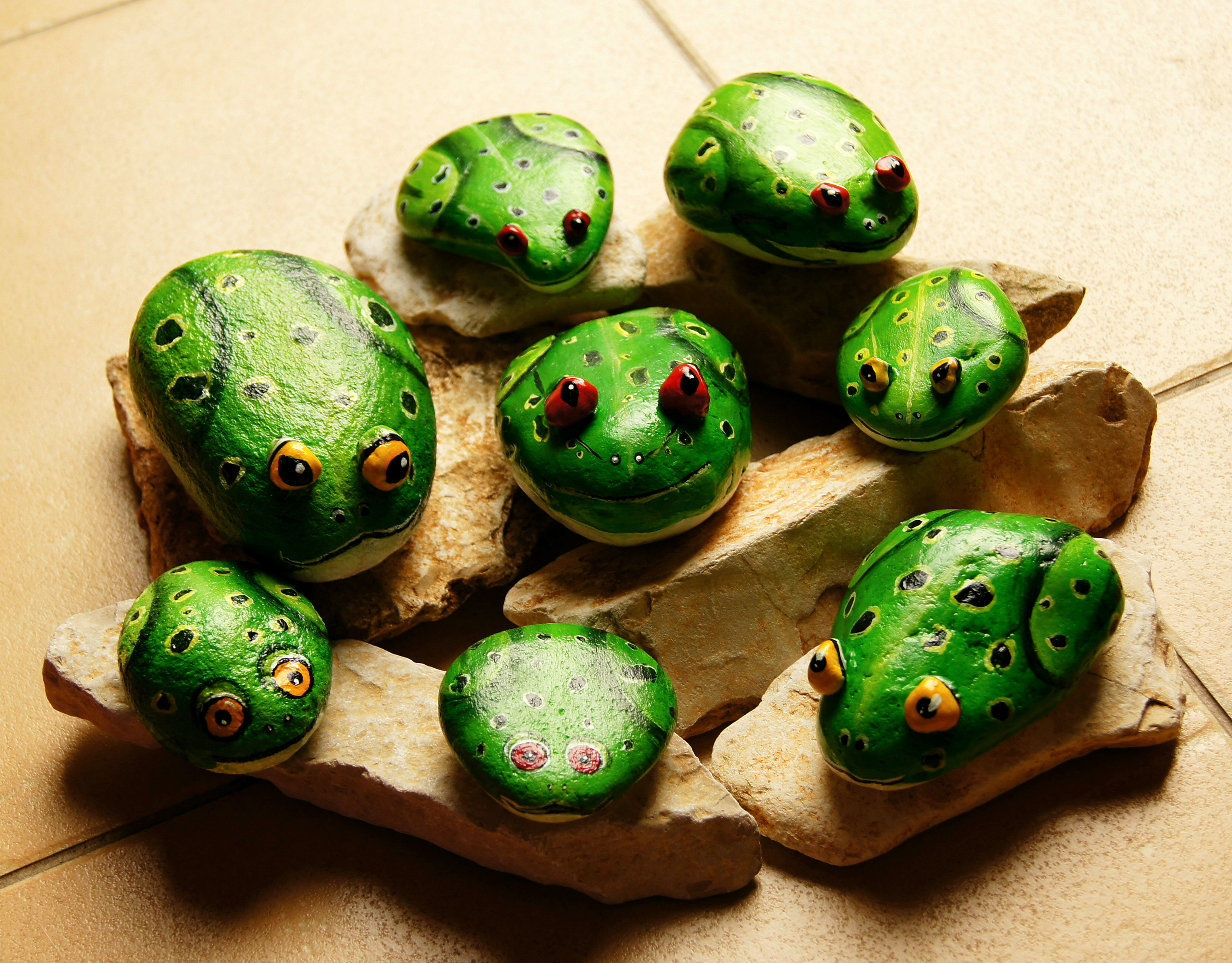 Žabja družba z velikimi očmi