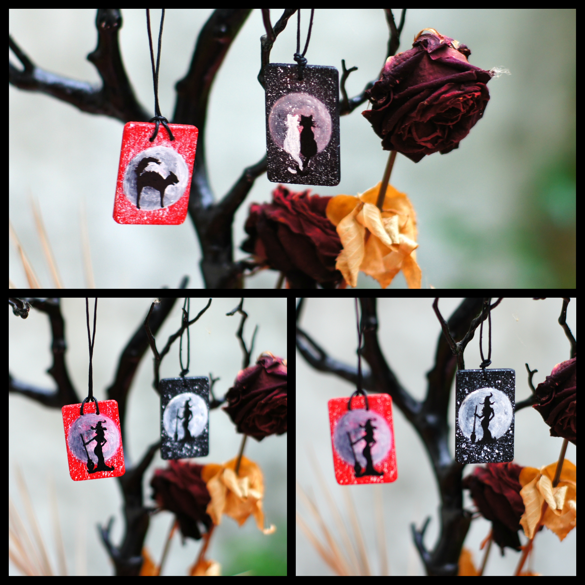 Čarovnica in mačke