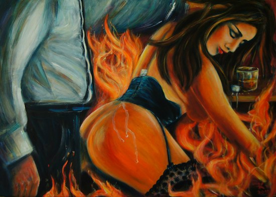 Fire on the floor