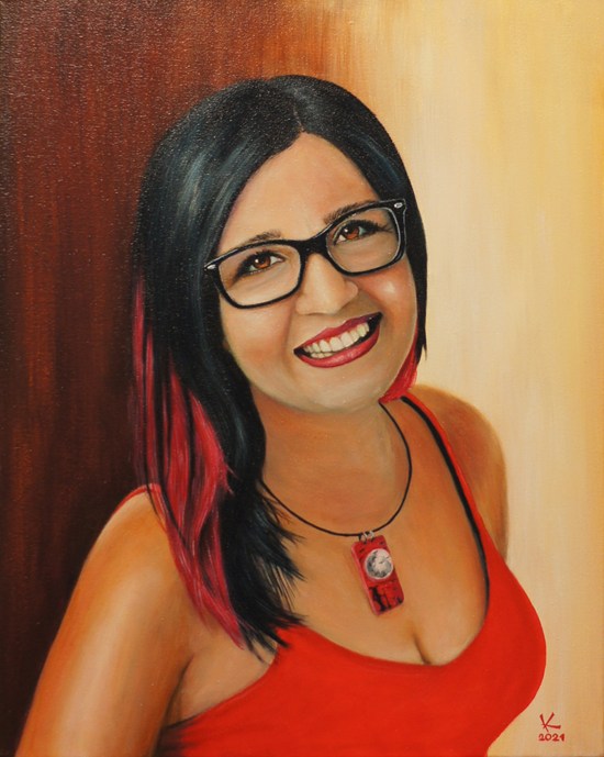 Avtoportret - Nekatere smo za rdečo 💋