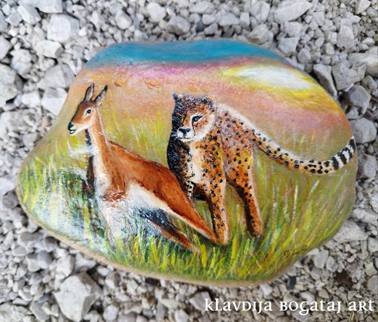 Gepard in gazelica