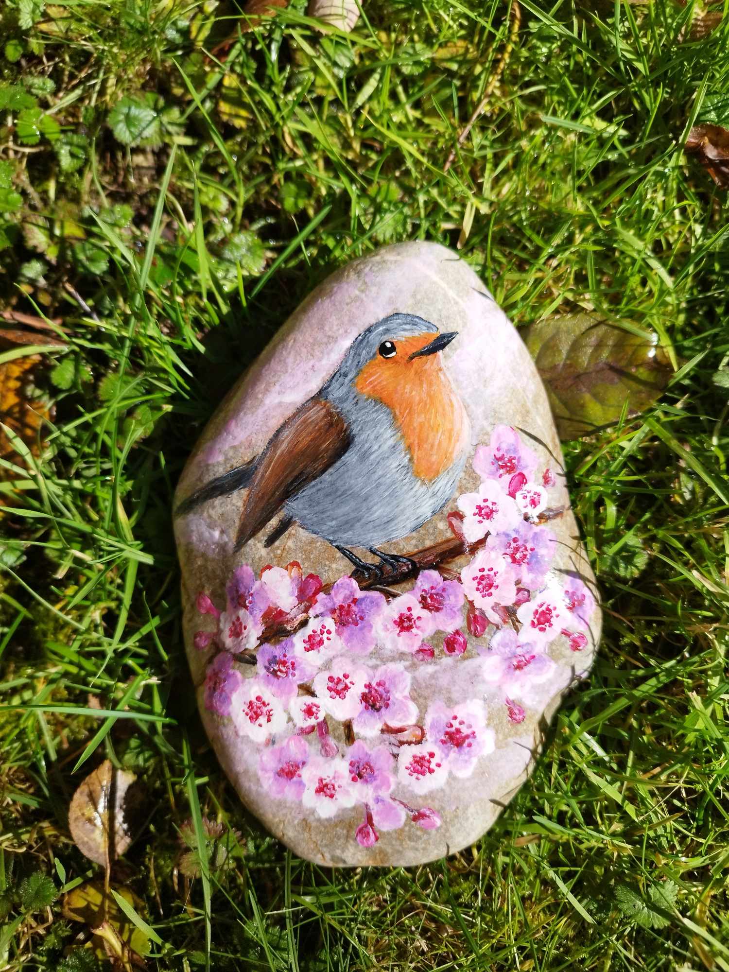 Ptiček na cvetoči veji  - Taščica