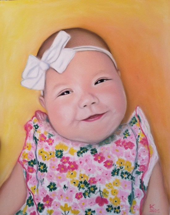 Portret punčke - darilo za sveti krst